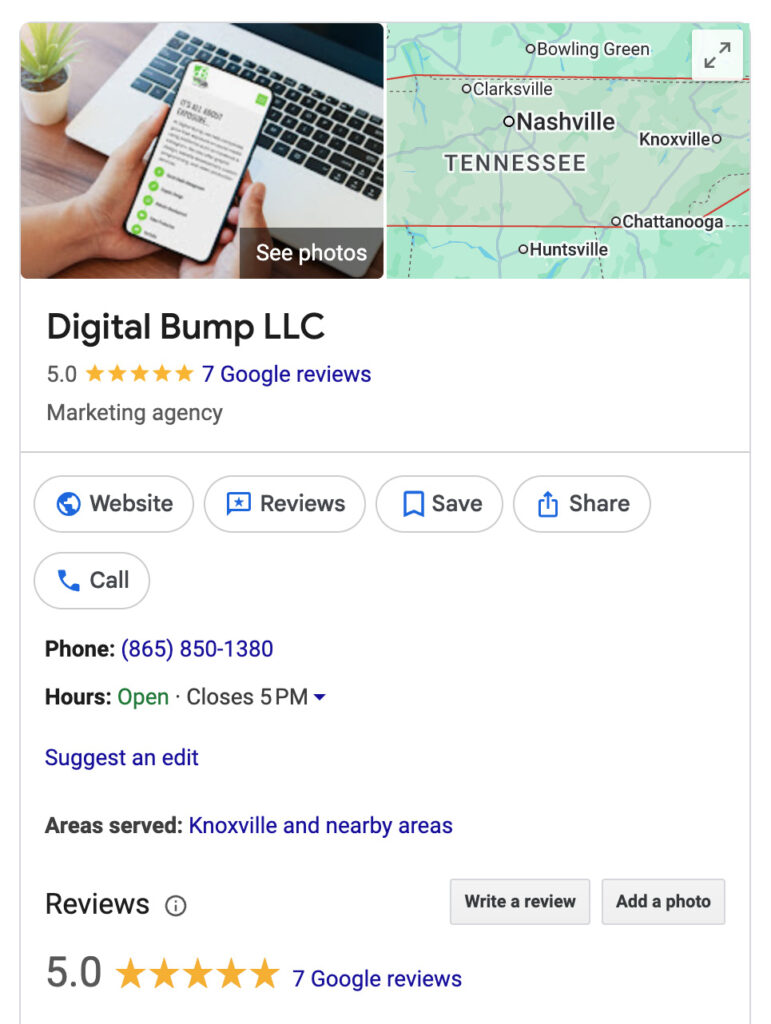 Google My Business | Digital Bump